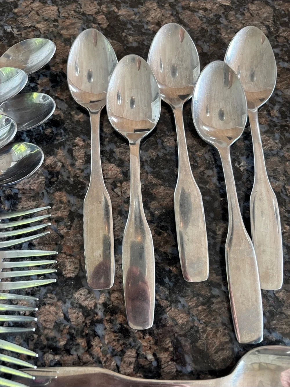 Hampton Silversmiths Stainless Steel China Flatware Set Incomplete Silverware